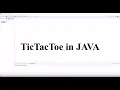 Tic Tac Toe in Java