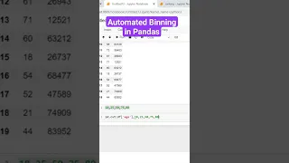 automated binning in