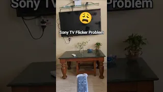 Sony Bravia S20 Screen Flicker Problem Google TV 