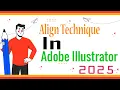 How to Align Shapes and Distribute Evenly in adobe illustrator