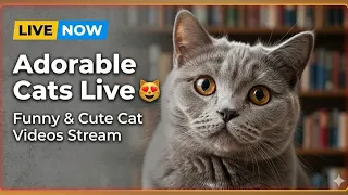 Adorable Cats Live 😻 | Funny & Cute Cat Videos Stream