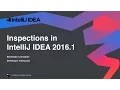 Inspections in IntelliJ IDEA 2016 1