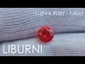 Lagu Ruby 1.80ct brilliant cut, MM DJEVA Swiss
