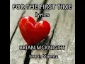 Download Lagu FOR THE FIRST TIME (lyrics)  cover BRIAN McKNIGHT LIVE in VIENNA