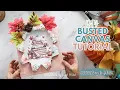 Busted Canvas Craft Tutorial Must-try trending Dollar Tree exploding canvas idea