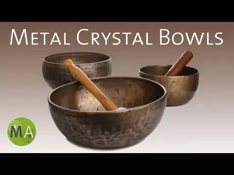 Download MP3 Metal Crystal Bowls - Tibetan Singing Bowls For Meditation