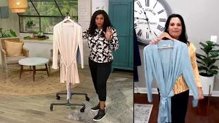 AnyBody Hacci Dressing Robe with Pockets on QVC