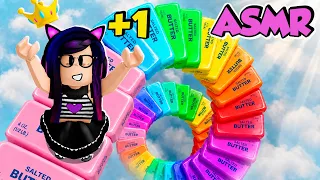 Cada SEGUNDO +1 de VELOCIDAD en ESCALERAS de DUMPLING SQUISHY en Roblox | Kori