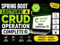 CRUD Operations Part-2 Spring Boot Create Read Update Delete Rest API