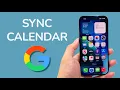 How To Sync Google Calendar With Apple Calendar