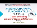 JAVA PROGRAMMING FUNDAMENTALS CLASS-15 DO WHILE LOOP WITH EXAMPLE