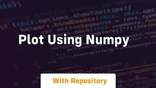 plot using numpy