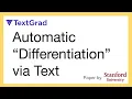 Ep 25 TextGrad Automatic Differentiation via Text
