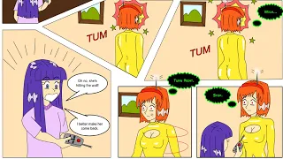 female possession u0026 body swap fembot april tg tf comic