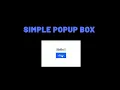 Simple popup box using html and css3
