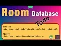 Room Database Multi Insert Find By Query using Singleton Pattern