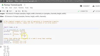 13 Numpy Transposing