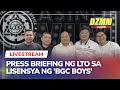 Download Lagu LIVE: LTO holds press briefing on DPWH execs alleged fake driver's license | (12 September 2025)