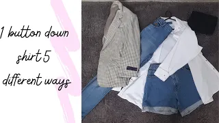 one button down shirt 5 different ways sheila obonyo 