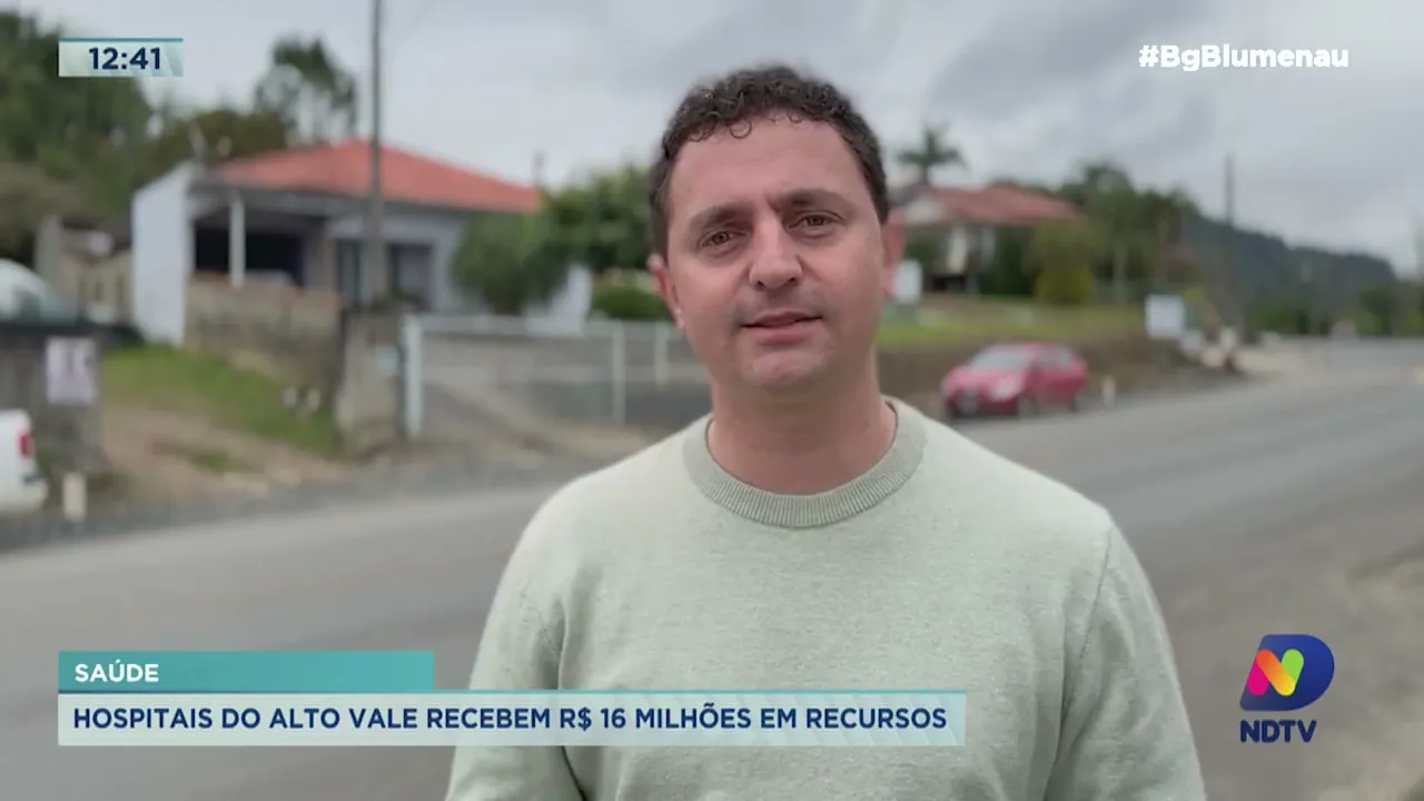 Hospitais do Alto Vale recebem R$ 16 milhões em recursos
