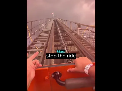 Someone Stopped The Rollercoaster 😂