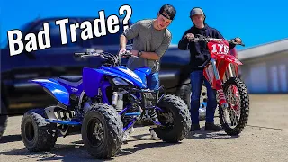 Worst Craigslist Trade Ever Dirt Bike for Quad