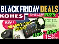 KOHL S BLACK FRIDAY 2023 AD Toys Kitchen Appliances PJ s more -