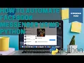 How to automate Facebook Messenger using Python Python Project CodingKid