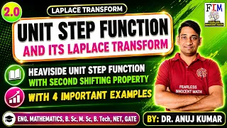 L-4 UNIT STEP FUNCTION LAPLACE TRANSFORM LAPLACE TRANSFROM OF HEAVISIDE UNIT STEP FUNCTION EXAMPLE