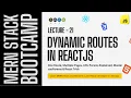 How to Use Dynamic Routes URL Params in React Router v6 Step-by-Step