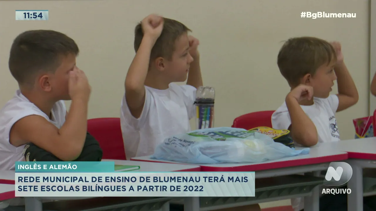 Rede municipal de ensino de Blumenau terá sete escolas bilíngues a partir de 2022