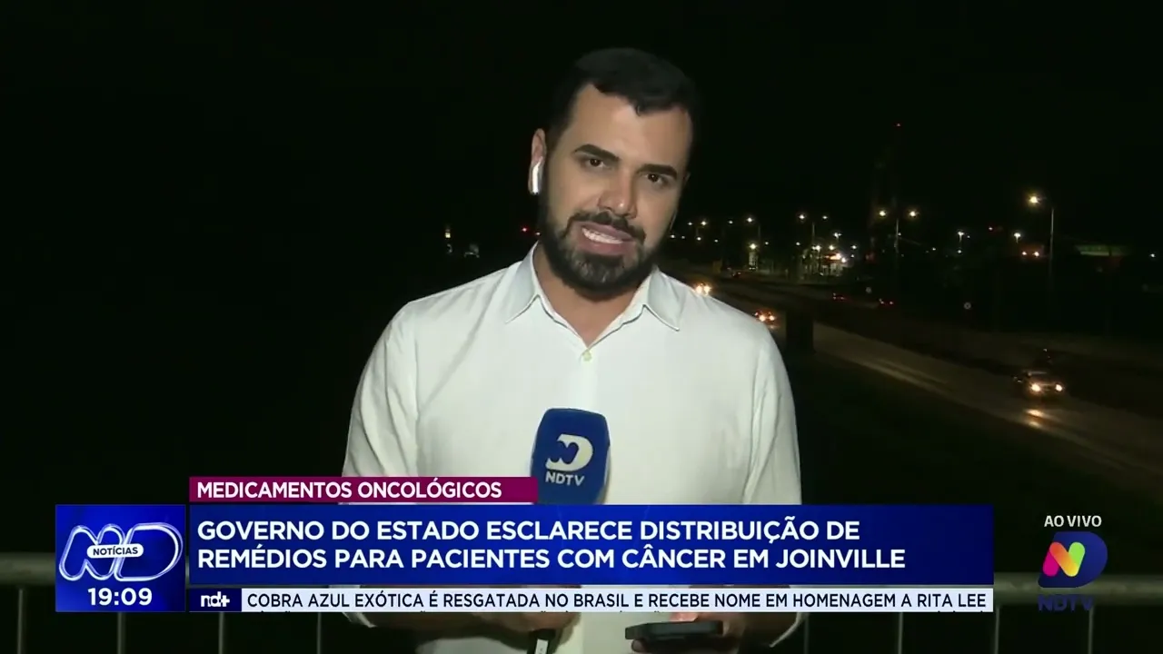 Governo do Estado esclarece distribuição de medicamentos oncológicos para pacientes em Joinville