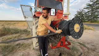 TARLADA KALAN SULAMA BORULARINI TOPLUYORUZ 