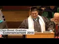Christopher Bonet CUNY SPS Student Speaker Commencement 2018