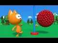 Download Lagu Learn numbers with a balls game - Meow Meow Kote Kitty cartoons for Kids