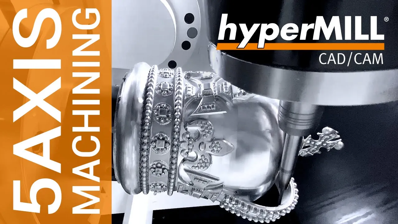 hyperMILL 5-axis machining CGI video