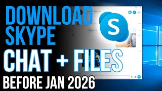 how to easily download entire skype chat and images