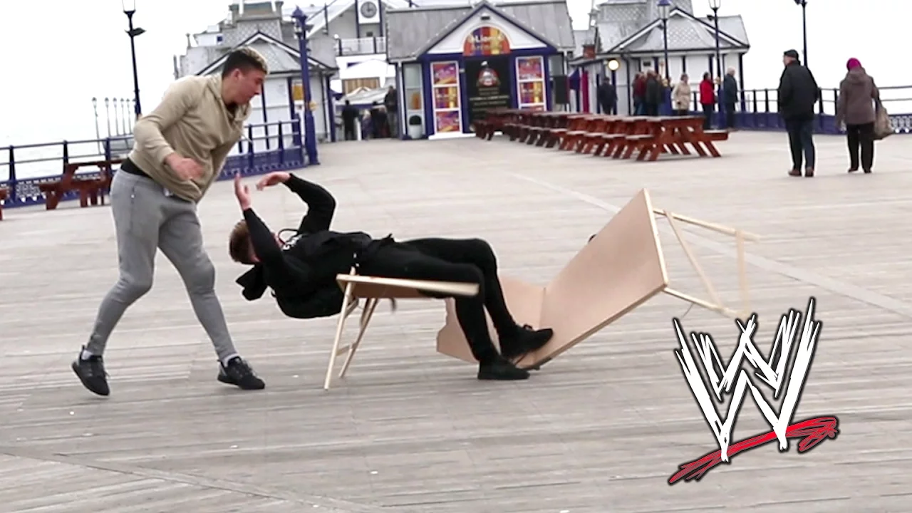 WWE MOVES IN PUBLIC | Tables Edition 😂
