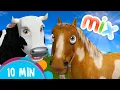 Cow's and Horses Songs Mix -  Kids Songs \u0026 Nursery Rhymes