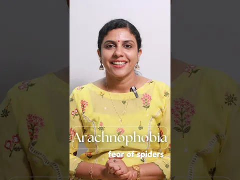 Fear of spiders...| Dr Jaquline Mathews BAMS
