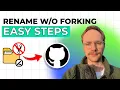 How to Rename a Folder Inside GitHub without Forking 2026 Full Guide