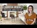 COMMON INTERIOR DESIGN MISTAKES How to Fix Them Area Rugs Dos and Don ts