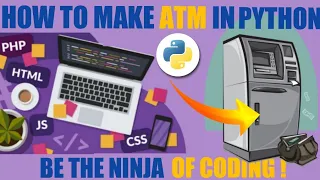 How to make ATM in python Learn Python ll Python project ll