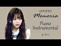 GFRIEND - Memoria Piano Karaoke Instrumental for Cover