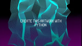 Generative Art Python Tutorial 1 for Penplotter