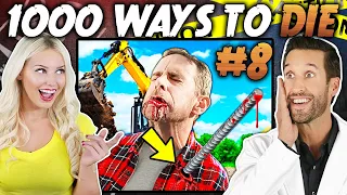 er doctor reacts to outrageous 1000 ways to die injuries 8