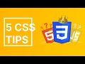 TOP 5 CSS Tips You MUST Know in 2022 Best Practices For Beginners and Experienced Developers