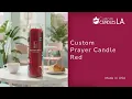 Red Prayer Candle Custom Candles LA