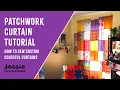 How to Make Patchwork Curtains Easy DIY Patchwork Curtain Panels Home Decor Sewing Tutorial