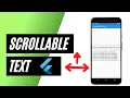 scrollable text